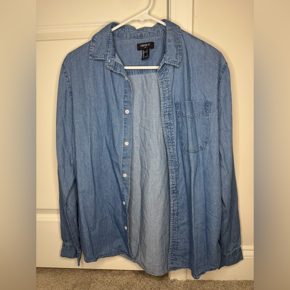 Forever 21 Men Jean Shacket